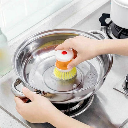 Soap Dispensing Kitchen Brush (Random Colour)