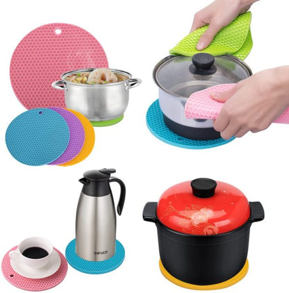 Multifunction Heat Resistant Silicone Matt (Random Colour)