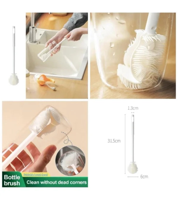 MultiFunctional Silicone Bottle Brush