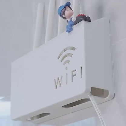 WiFi Router Holder & Cables Organizer