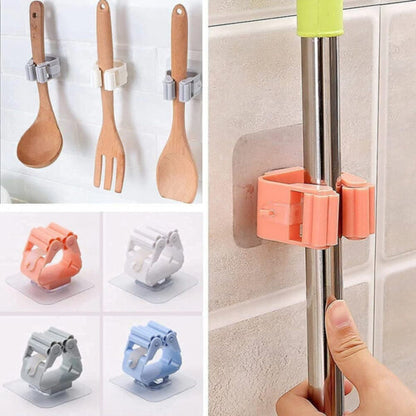 Self Adhesive Mop & Broom Holder 3Pcs