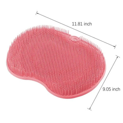 Shower Foot & Back Scrubber Mat (Random Colour)