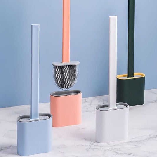 Silicone Toilet Brush with Holder