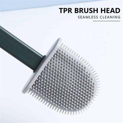 Silicone Toilet Brush with Holder