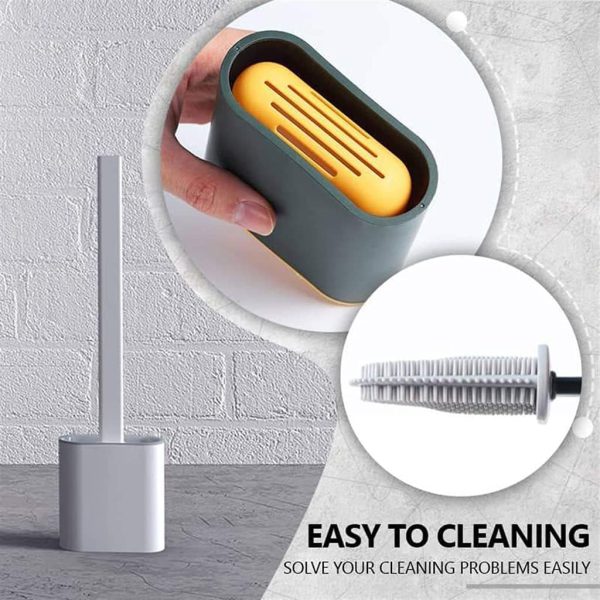 Silicone Toilet Brush with Holder