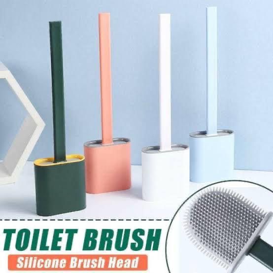 Silicone Toilet Brush with Holder